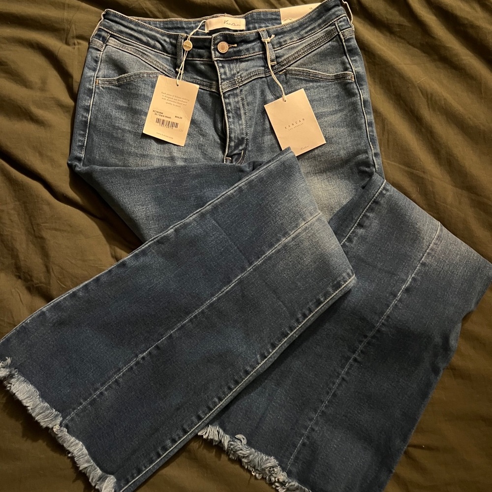 KanCan wide leg/flare jeans 30